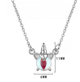 Christmas Gift Opal Unicorn Charm Pendant Necklace For Women Party Jewelry Choker Collar dz544