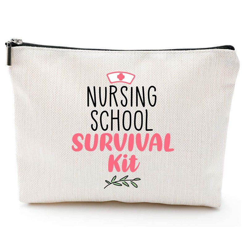 Graduation gifts Nurse Week Christmas graduation birthday Christmas Nursing School Student Teacher Practitioner Survival Kit Makeup Gift Bag