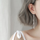 Christmas Gift Fashion Tassel Long Drop Earring for Women Brincos Pendientes femme Dangle Earrings eh152