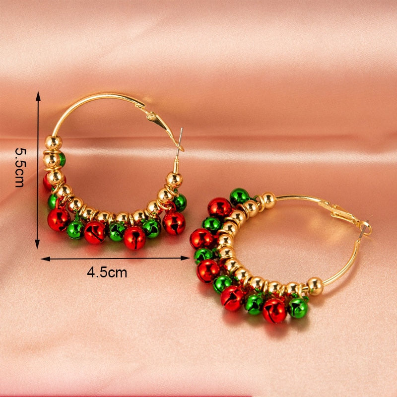 Christmas Gift New Trendy Statement Christmas Tree Earrings For Women Santa Claus Snowman Drop Earrings Jewelry Girls Christmas Gifts Wholesale