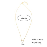 Simple classic fashion Charm necklace metal triangle Pendant Necklaces ladies gift Jewelry Wholesale