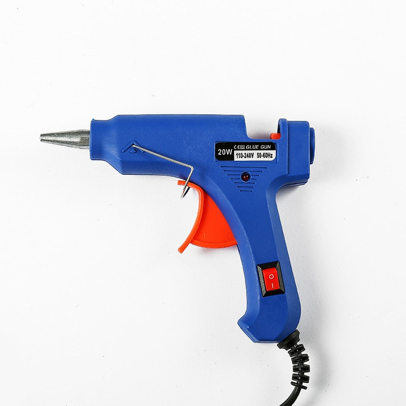 Aveuri 20W Professional High Temp Hot Melt Glue Gun Graft Repair Heat Pneumatic DIY Tools Glue For 7 mm Glue Stick resin tools