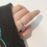 Women Fashion 925 Sterling Silver Opening Adjustable Small Tail Ring Fine Jewelry Girl's Gift