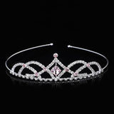 AINAMEISI Bridal Hair Band Girl Children's Crown Headband With Crystal Rhinestone Hair Accessories Jewelry Gift