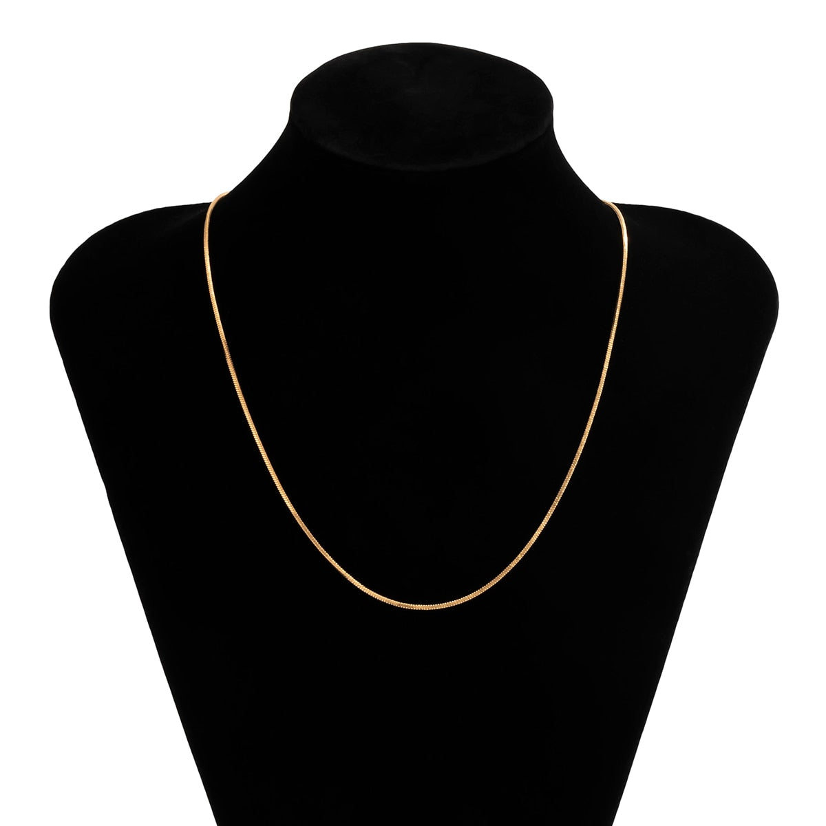 Aveuri Minimalism Thin Chain Necklace for Women Men Collier Femme Vintage Simple Punk Multi-size Choker Necklace Goth Jewelry