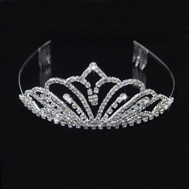 Graduation gift  New Wedding Crown Princess Tiaras Rhinestones Hair Jewelry Bridal Hair Accessories For Women Girl Crystal Fashion Party Gift