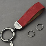Aveuri Car Key Foil Pendant Leather Keychain Female Metal Ring Key Ring Key Ring Male Small Gift