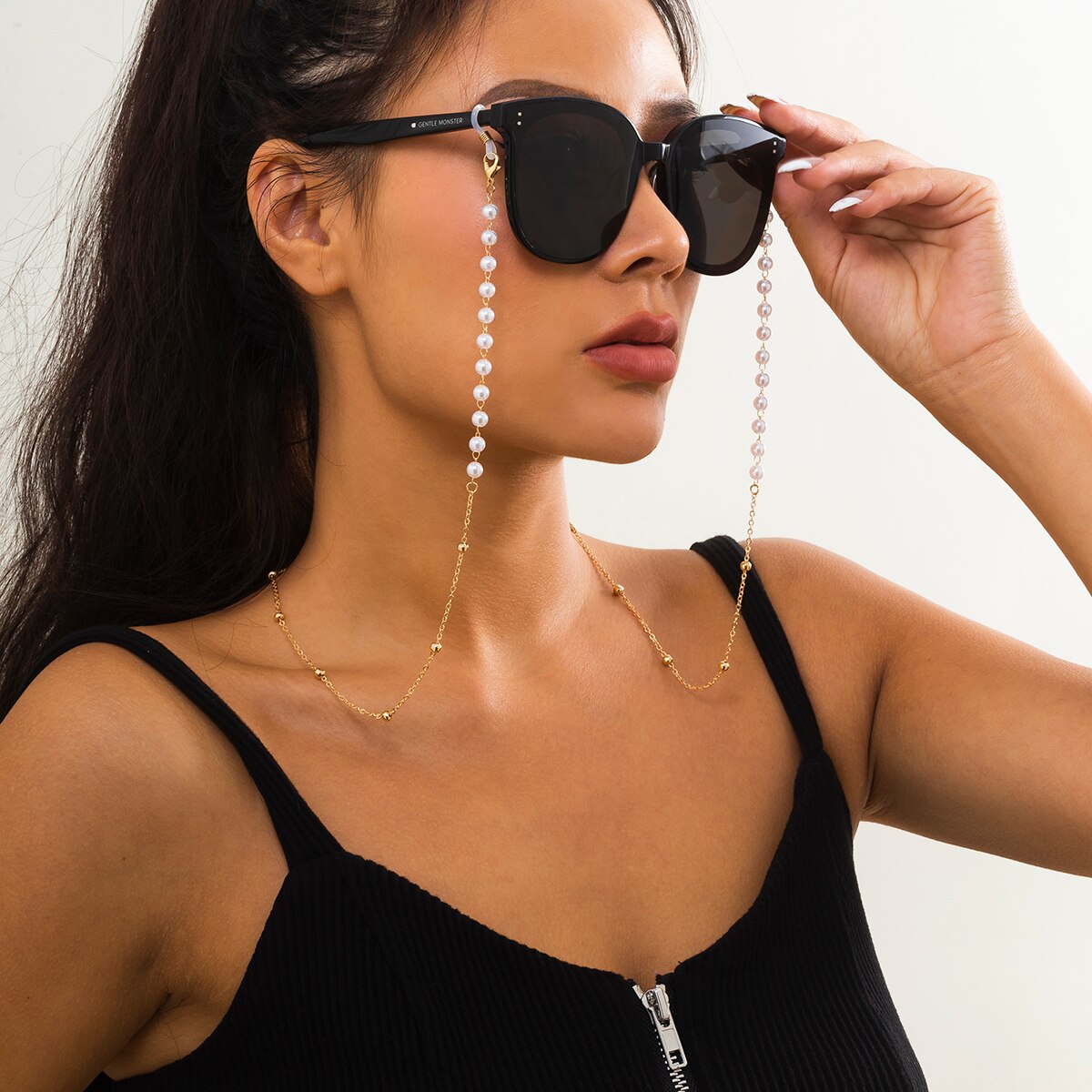 Aveuri  Minimalism Acrylic Seed Beaded Mask Glasses Chain For Women Sunglasses Holder Necklace Eyewear Retainer Accessories New