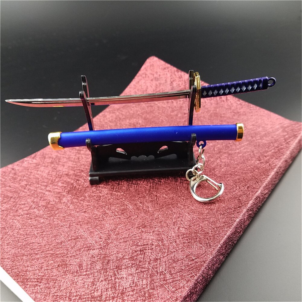 Aveuri Sword Keychain Buckle With Toolholder Scabbard Katana Sabre Car Key Chains Gift Keyrings