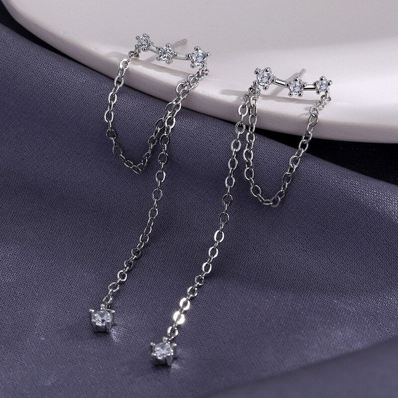 Christmas Gift Tassel Earring boucle d'oreille Long Drop Earring for Women Fashion Jewelry Dropshipping eh630