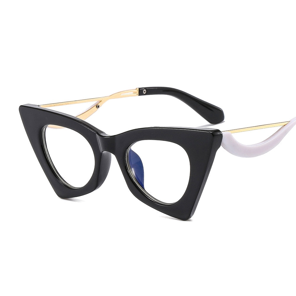 Aveuri Fashion Cat Eye Womans Optical Glasses Prescription Lens Small Frames Women Transparent Glasses  Eyeglasses Frames