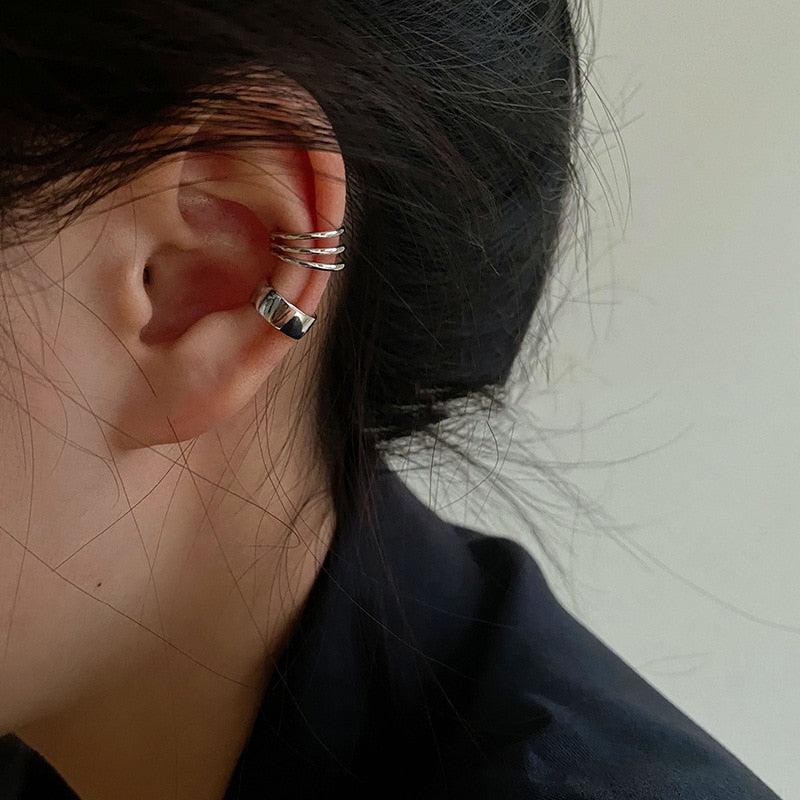 New Fashion Small Ear Cuff Set Earrings For Girls Earcuff Cute Cartilage Clip On Earrings No Pierced Women Punk Jewelry Trendy