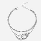 Aveuri 2023 New Fashion Boho Style Star Anklet Multilayer Foot Chain Fashion Handcuffs Ankle Bracelet For Women Beach Accessorie