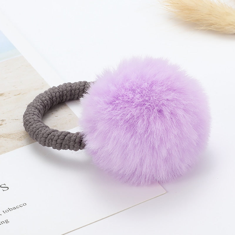 Back to school 2024 AVEURI Cute Imitation Water Ball Hair Ring Female Rubber Band Elastic Hair Bands Korean Headwear Children Hair Accessories Ornaments