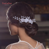 Aveuri HP77 Silver Color Rhinestone Wedding Hair Combs Hair Accessories For Women Hair Ornaments Jewelry Bridal Headpiece