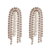 AVEURI  Vintage Ethnic Long Tassel Earrings For Women Fashion Jewelry Simple Handmade Statement Dangle Drop Earrings