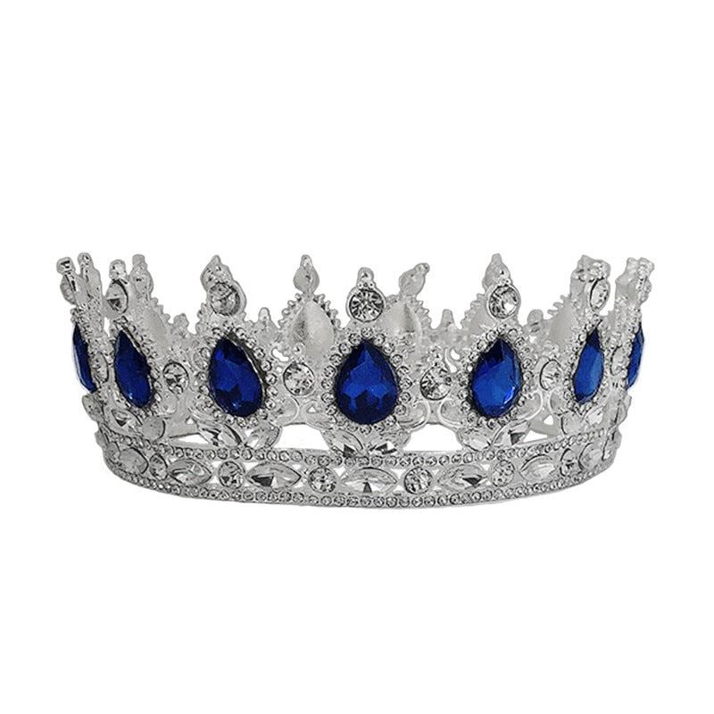 Christmas Gift Tiaras and Crowns Hairbands Engagement Wedding Hair Accessories for Women Vintage Crown Jewelry Luxury Party Headdress YQ20