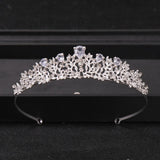 Christmas Gift Baroque Rhinestone Crystal Crown And Tiara Bridal Hair Jewelry Headpiece Party Tiaras Crowns For Women Wedding Hair Accessories