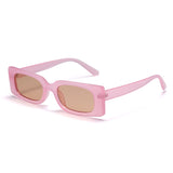 Aveuri Rectangle Vintage Sunglasses Women Men Retro Sun Glasses Women Punk Eyeglasses Steampunk Shades Eyewear Small Shades UV400