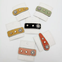 Diamond-studded candy-colored hair clip fashion hair accessories women rhinestone drop-shaped rectangular BB clip wild hairpins