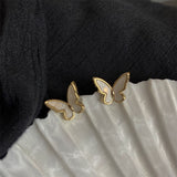 Aveuri 2023 Fashion Butterfly Tassel Drop Earrings For Women Vintage Jewelry Modern Party Wedding Bridal Accessories Trendy Dangle Earrings