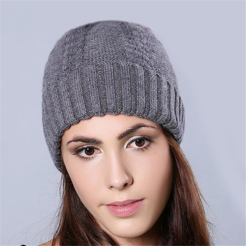 Christmas Gift Winter Hat for Women 's Hat for girl  Knitted Hat  Women Skullies Beanies Hat Girl Wool Cap