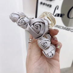 Three-dimensional flower hair claw fashion hair accessories women back head clips bath tray hairpin all-match boutique headwear