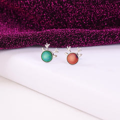 Christmas Gift Cute Christmas Elk Dangle Earring For Women Butterfly Knot Star Pendant Drop Earring Fashion Xmas Jewelry Gift