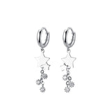 Christmas Gift  Tassel Star Charm Korean Drop Earring For Women Wedding Statement Jewelry eh604