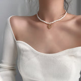 Aveuri 2023 Popular Silver Colour Sparkling Clavicle Chain Choker Necklace Collar For Women Fine Jewelry Wedding Party Birthday Gift
