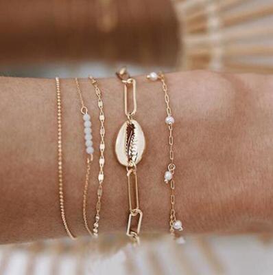 Vintage Ankle Bracelets for Women Simple Heart Love Anklets for Women Beach Charm Boho Accessories Mujer Leg Foot Jewelry