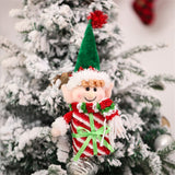 Christmas Gift Navidad 2021 Christmas Decoration Elf Doll Gift Pack Christmas Tree Decoration Pendant Cute Elf Candy Jar Decor Merry Christmas