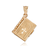Aveuri Fashion Women's Accessories Religion Pendants Openable Holy Bible Book Man Pendants Charm For Jewelry Making Handmade