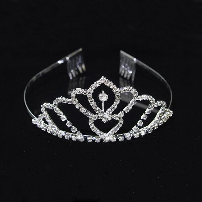 Graduation gift  New Wedding Crown Princess Tiaras Rhinestones Hair Jewelry Bridal Hair Accessories For Women Girl Crystal Fashion Party Gift