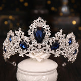 Christmas Gift Rhinestone Crystal Tiara Diadem Queen Crown Princess Tiaras Bridal Hair Jewelry Party Wedding Hair Accessories Women Headpiece