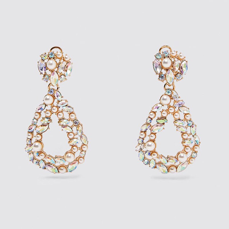 AVEURI  Elegant Earrings For Women Fashion Wedding Party Gifts Drop Earrings Accessories Statement Jewelry