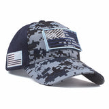 Christmas Gift New Spring Summer Unisex Camouflage Baseball Caps For Men USA Flag Cap Mesh Casual Casquette Snapback Hat Bone