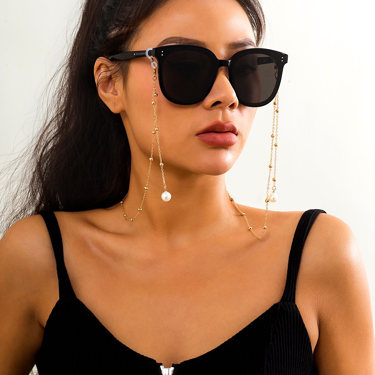 Aveuri  Minimalism Acrylic Seed Beaded Mask Glasses Chain For Women Sunglasses Holder Necklace Eyewear Retainer Accessories New