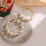 Aveuri 12 Pairs/Set Women's Earrings bead Earrings For Women Bohemian Fashion Jewelry 2023 Geometric Heart Stud Earrings
