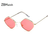 Aveuri  2022Fashion Hot Sale Sunglasses Women Retro Styles Ladies Glasses Mirror Sun Glasses Rose Gold Women Sunglasses Uv400