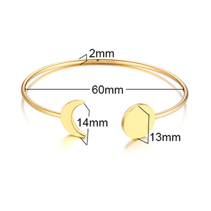 Trendy Round Circular Open Knot Cuff Bangle Bracelets For Women Elegant GoldColor Jewelry Noeud Armband Pulseiras