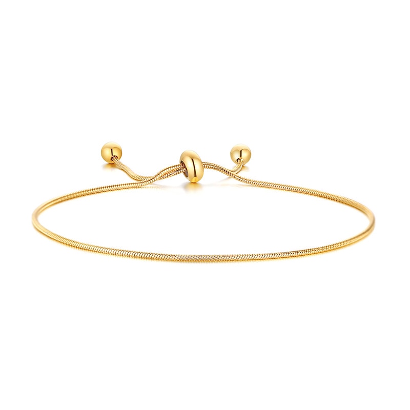 Charm Stainless Steel Snake Chain Bracelet for Women Girls Gold Color Herringbone Link Bracelet Bohemian Jewelry Drop Shipping