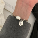 Christmas Gift 2023 New alloy Adjustable Chain Charm Bracelet&Bangle For Women Vintage Handmade Party Jewelry sl017