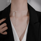 Christmas Gift Tassel Long Pendants Necklace For Women Girls Statement Party Jewelry Choker dz257