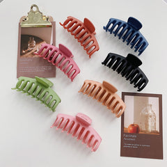 Large shark hair clip fashion hair accessories women top clip back head hairgrips bath catch wild frosted hairpin headwear new