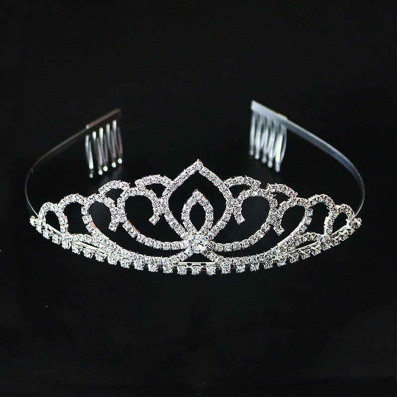 Graduation gift  New Wedding Crown Princess Tiaras Rhinestones Hair Jewelry Bridal Hair Accessories For Women Girl Crystal Fashion Party Gift