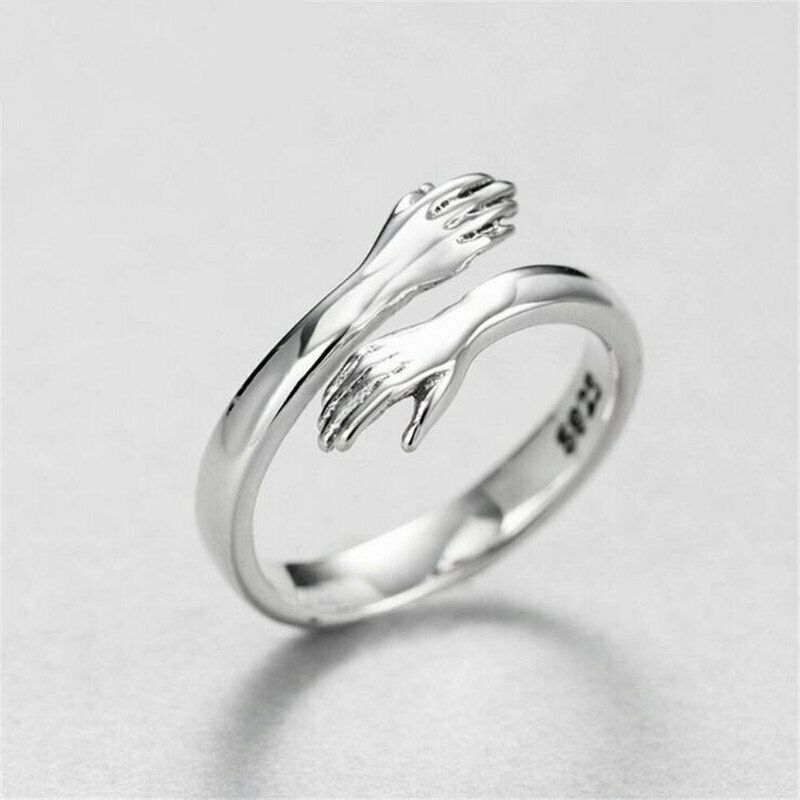 Aveuri Delicate Opening Rings For Women Silver Color Butterfly Leaf Flower Feather Finger Ring Wedding Bands New Fashion Jewelry