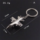 Aveuri Airline Promo New Keychain Metal Naval Aircrafe Fighter Model Aviation Gifts Key Ring Model Key Chain Air Plane Aircrafe Keyring