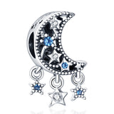 New Silver Color Starry Sky Series Charms Beads Fits Original Pandach Bracelet Necklace Woman DIY Fashion Jewelry Pendants 2023