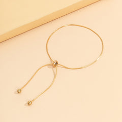 Aveuri Adjustable Chain Anklet Bracelet for Women Vintage Fashion Simple Thin Chain Anklet Female Foot Beach Jewelry 2023 Gift